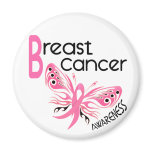 Breast Cancer BUTTERFLY 3.1 Magnets