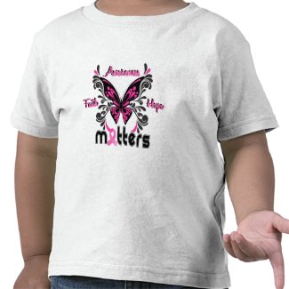 Breast Cancer Butterfly 7 shirt