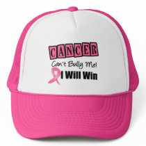 Breast Cancer Cant Bully Me I Will Win Mesh Hat