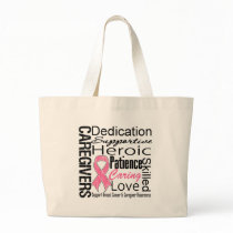 Breast Cancer Caregivers Collage bags