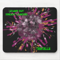 Breast Cancer Cell, CEECELLS mousepads