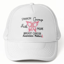 Breast Cancer Celtic Butterfly 3 hats