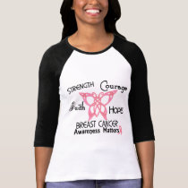 Breast Cancer Celtic Butterfly 3 t-shirts