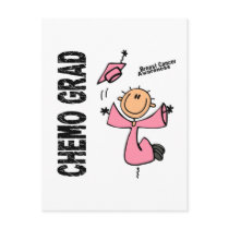 Breast Cancer CHEMO GRAD 1 Postcard