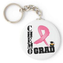 Breast Cancer Chemo Grad Keychains