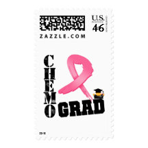 Breast Cancer Chemo Grad Stamp