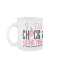 BREAST CANCER Chick Gone Pink Mugs
