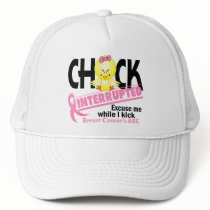 Breast Cancer Chick Interrupted 2 Hats