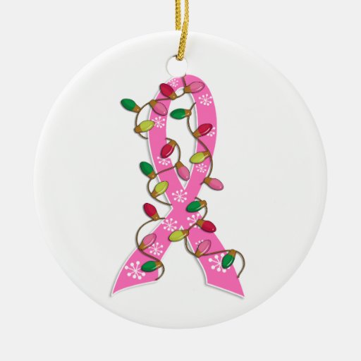 breast cancer christmas lights ribbon double sided ceramic breast cancer christmas lights ribbon double sided ceramic