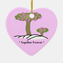 Breast Cancer Christmas Ornament