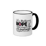 Breast Cancer Collage of Hope Coffee Mug