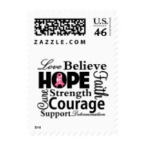 Breast Cancer Collage of Hope Stamp