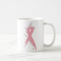 Breast Cancer Courage Faith &Hope Coffee Mug 11oz 