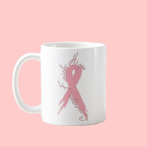 Breast Cancer Courage Faith &Hope Coffee Mug 11oz 
