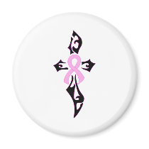 Breast Cancer Cross magnets