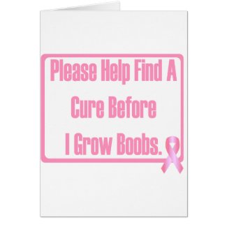 Breast Cancer Cure card