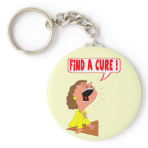 Breast Cancer Cure Keychain