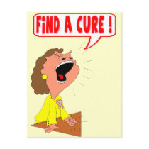 Breast Cancer Cure Post Card