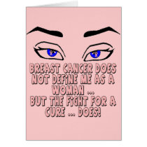 Breast Cancer Does Not Define Me Greeting Cards