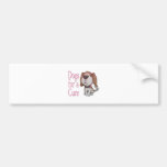 Breast Cancer Dogs Bumper Sticker