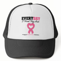 Breast Cancer Every Day I Miss My Aunt hats by shopforawareness Breast Cancer Every Day I Miss My Aunt hats