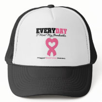 Breast Cancer Every Day I Miss My Grandmother hats by shopforawareness Breast Cancer Every Day I Miss My Grandmother hats