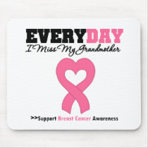 Breast Cancer Every Day I Miss My Grandmother mousepads by shopforawareness Breast Cancer Every Day I Miss My Grandmother mousepads