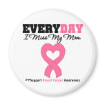 Breast Cancer Every Day I Miss My Mom Refrigerator Magnets