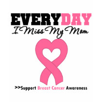 Breast Cancer Every Day I Miss My Mom t-shirts by shopforawareness Breast Cancer Every Day I Miss My Mom t-shirts