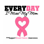 Breast Cancer Every Day I Miss My Mom Tee Shirts