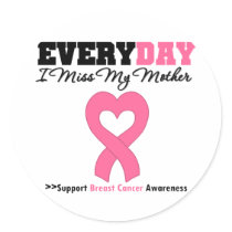 Breast Cancer Every Day I Miss My Mother stickers by shopforawareness Breast Cancer Every Day I Miss My Mother stickers
