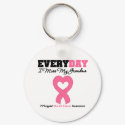 Breast Cancer-Everyday I Miss My Grandma keychains