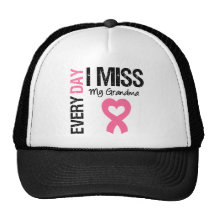 Breast Cancer Everyday I Miss My Grandma Mesh Hat