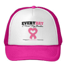 Breast Cancer-Everyday I Miss My Grandma Mesh Hats