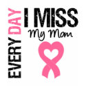 Breast Cancer Everyday I Miss My Mom t-shirts by giftsforawareness Breast Cancer Everyday I Miss My Mom t-shirts
