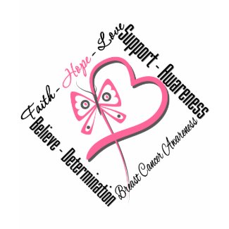 Breast Cancer Faith Hope Love shirt