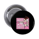 Breast Cancer Fight Like A Girl Boxer Pinback Button