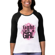 Breast Cancer Fight Like A Girl Rock Ed. t-shirts