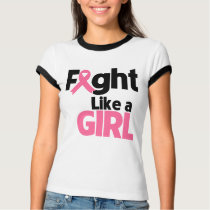 Breast Cancer Fight Like a Girl t-shirts