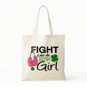 Breast Cancer Fight Like An Irish Girl 1 Canvas Bag