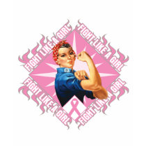Breast Cancer FIGHT Like a Girl Rosie The Riverter Shirts Breast Cancer FIGHT Like a Girl Rosie The Riverter Shirts