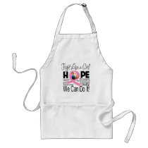 Breast Cancer Fight We Can Do It Apron