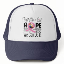 Breast Cancer Fight We Can Do It Trucker Hat