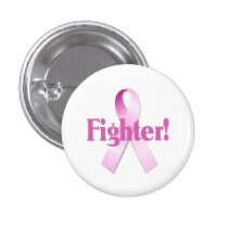 Breast Cancer Fighter Button buttons