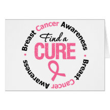 Breast Cancer Find A Cure Greeting Cards