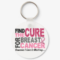 BREAST CANCER Find The Cure 1 keychains