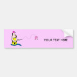 BREAST CANCER Fishing Bumper Sticker