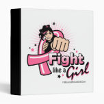 Breast Cancer Fist - Fight Like a Girl Binders