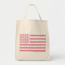 Breast Cancer Flag Tshirt Final Tote Bags