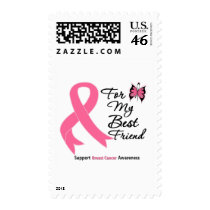 Breast Cancer For My Best Friend Stamps
